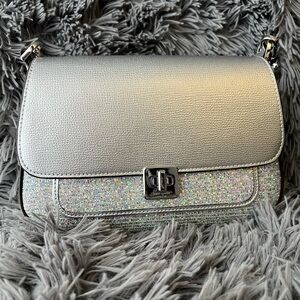 Kate Spade New York Phoebe Glitter Small Flap Crossbody